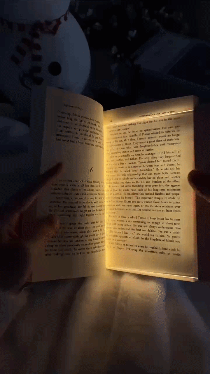 Luce di lettura LED ricaricabile  - Leggi ovunque senza disturbare chi ti sta accanto